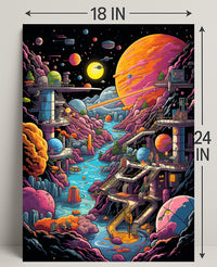 Cosmic Landscape Adventure Poster PosterGoat