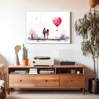 Love in Watercolor Poster