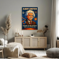 Albert Einstein Theory Of Relativity Poster