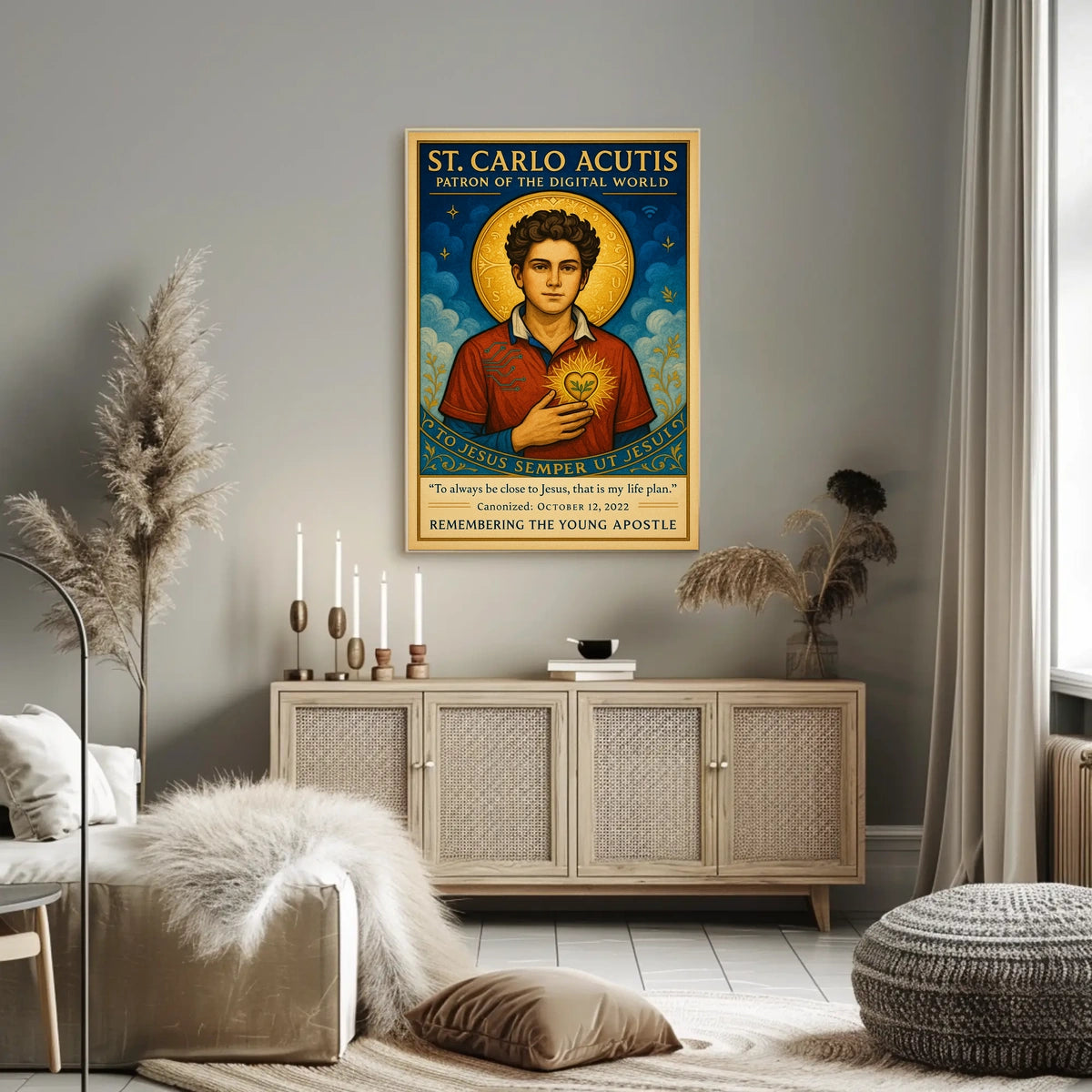 St. Carlo Acutis Patron of the Digital World Poster