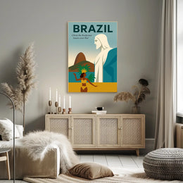 Christ the Redeemer Over Rio Poster PosterGoat