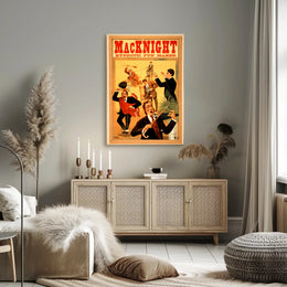 MacKnight Hypnotic Fun Maker Vintage Artistic Poster