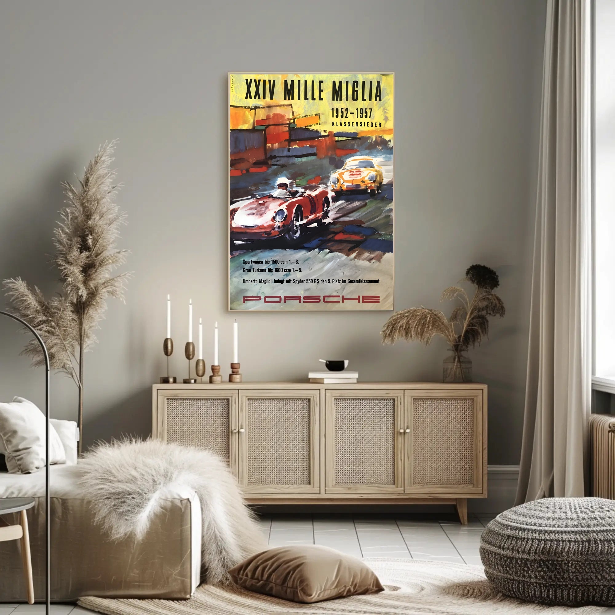 Porsche Mille Miglia Victory Poster