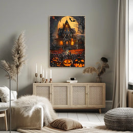 Haunted Halloween Night Poster
