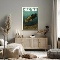 Mudfish Freshwater Species Poster PosterGoat