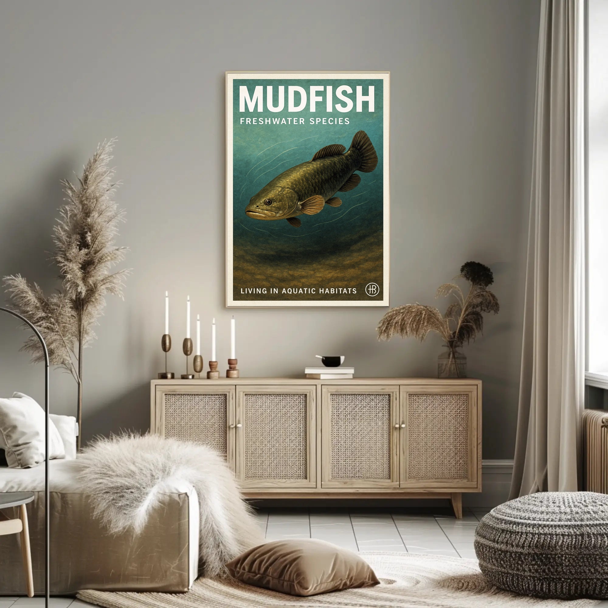 Mudfish Freshwater Species Poster PosterGoat