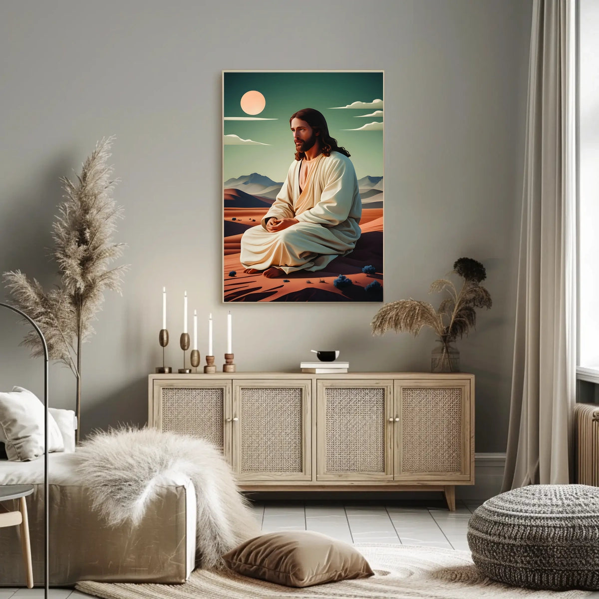 Serenity in the Desert Poster