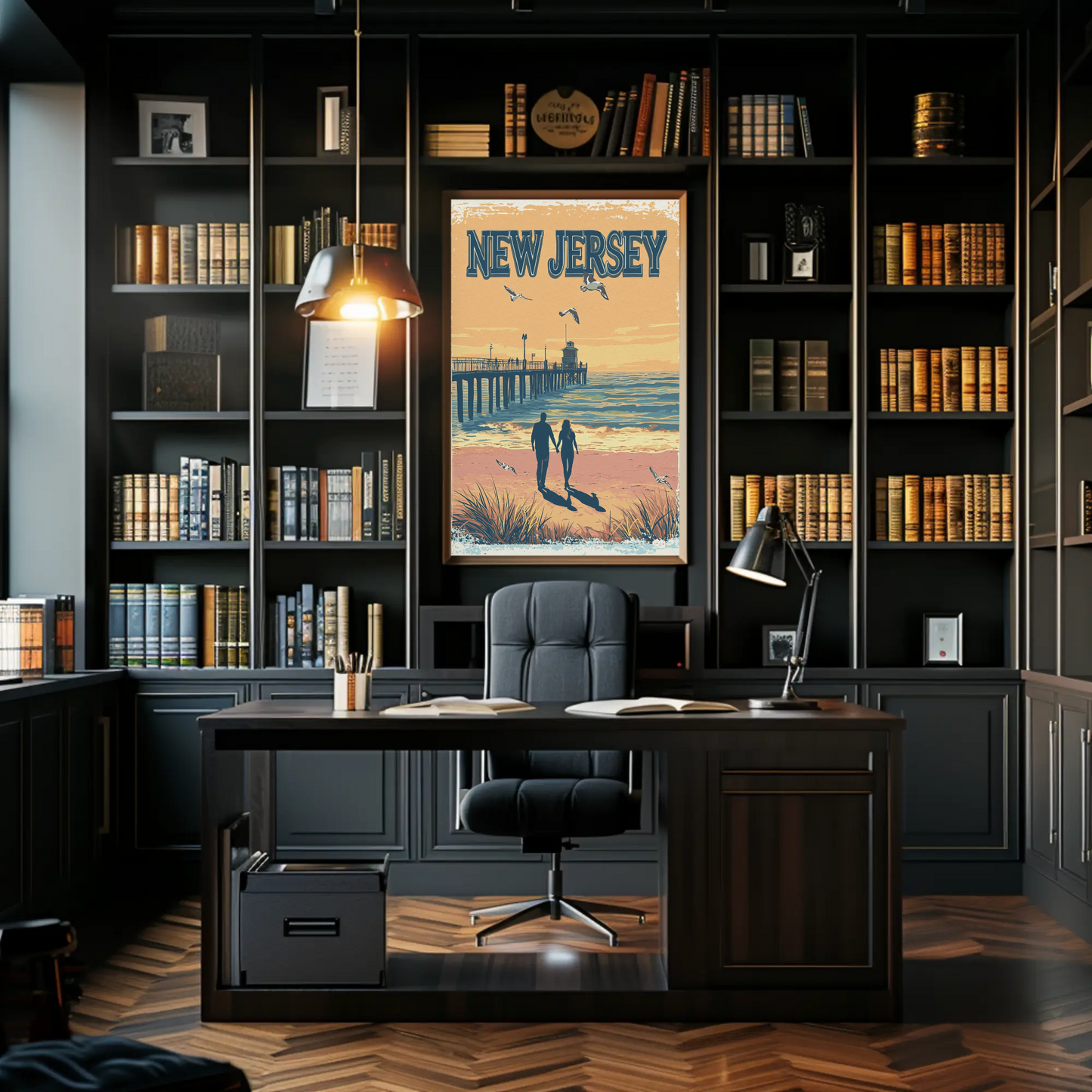 New Jersey Vintage Poster