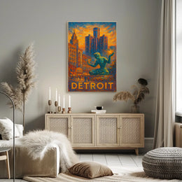 Spirit of Detroit Poster