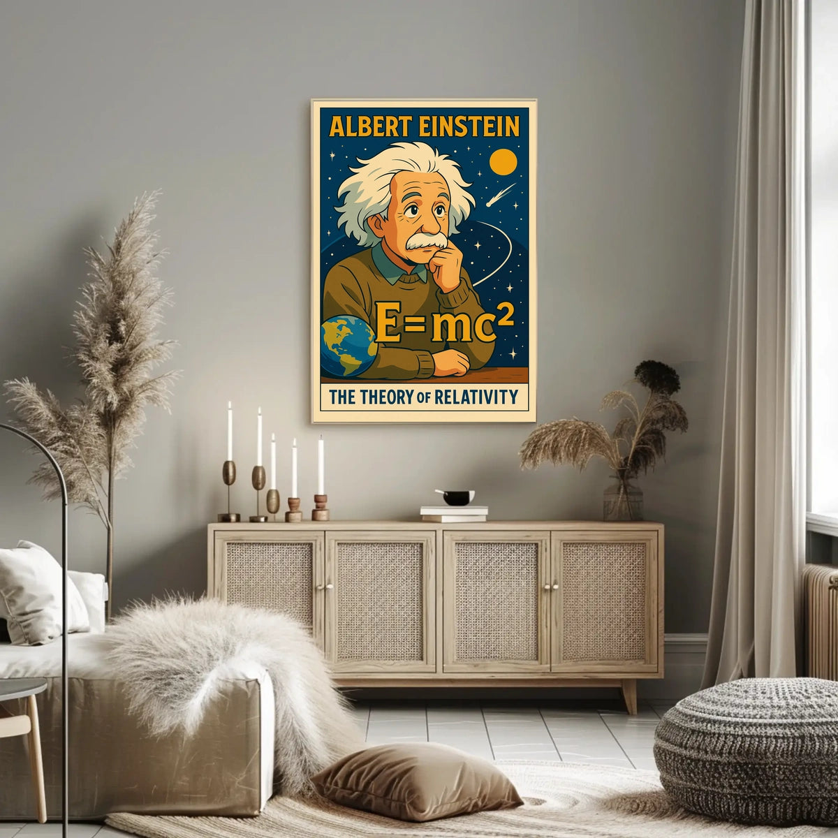 Albert Einstein The Theory Of Poster