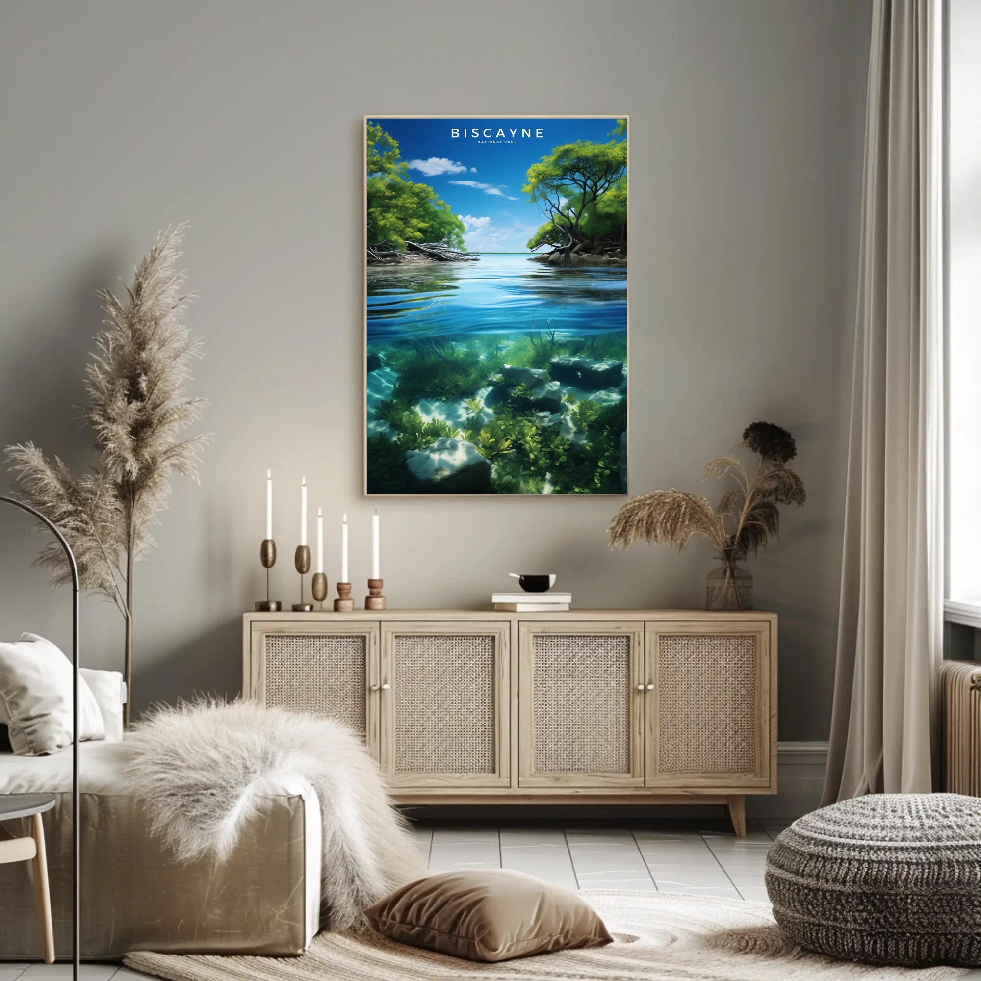 Biscayne National Park Serenity Travel Poster