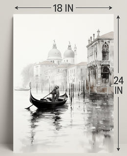 Gondola In Venice A Serene Journey Poster