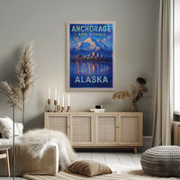 Anchorage And Denali Alaska Poster