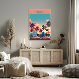Vibrant Miami Poster