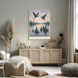Lavender Marsh Poster