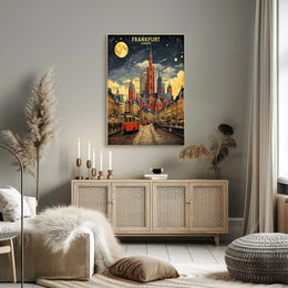Frankfurt by Night Poster