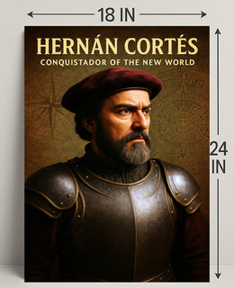 Hernán Cortés Conquistador of the New World Poster PosterGoat