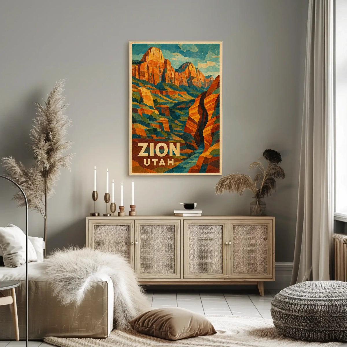 Zion National Park Poster