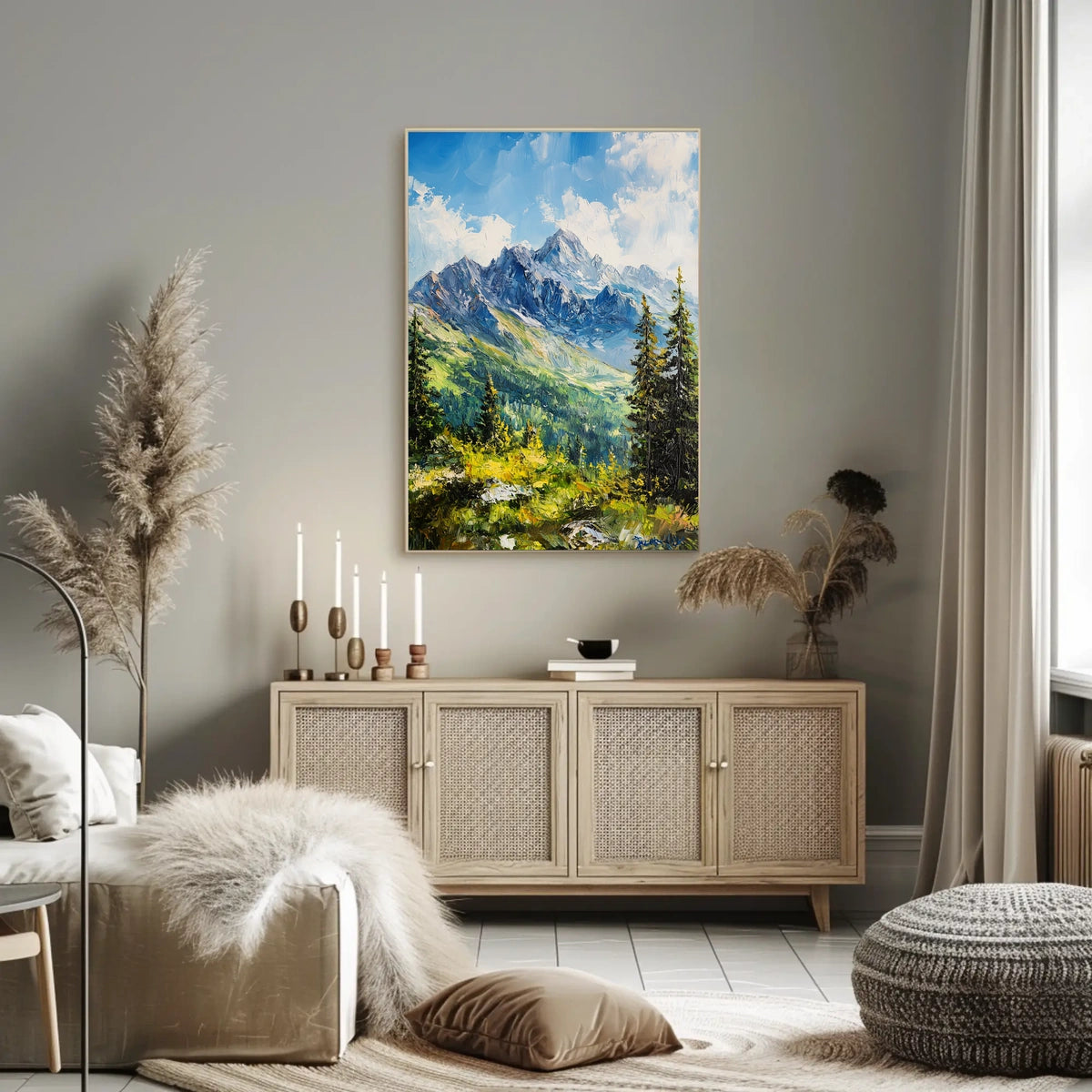 Slovakia High Tatras Mountain Landscape Scenic Poster