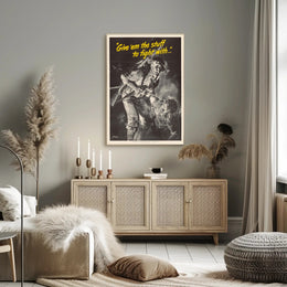 Give 'em the Stuff to Fight With Poster PosterGoat