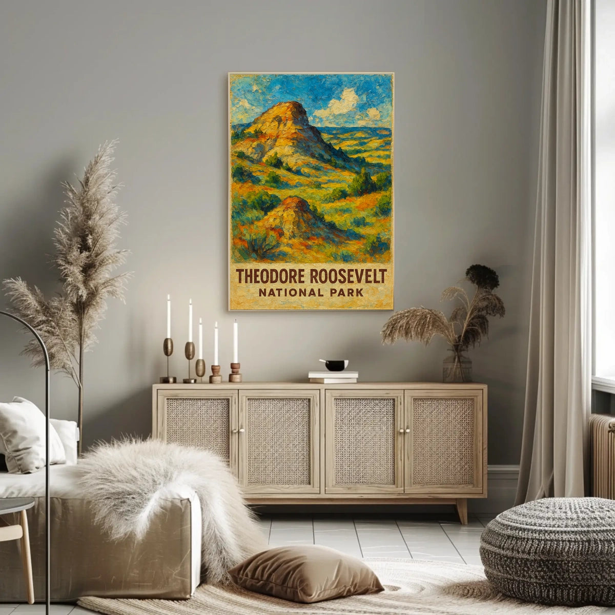 Theodore Roosevelt National Park Poster