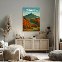 Vermont Nature Tapestry Poster Wall Art Print