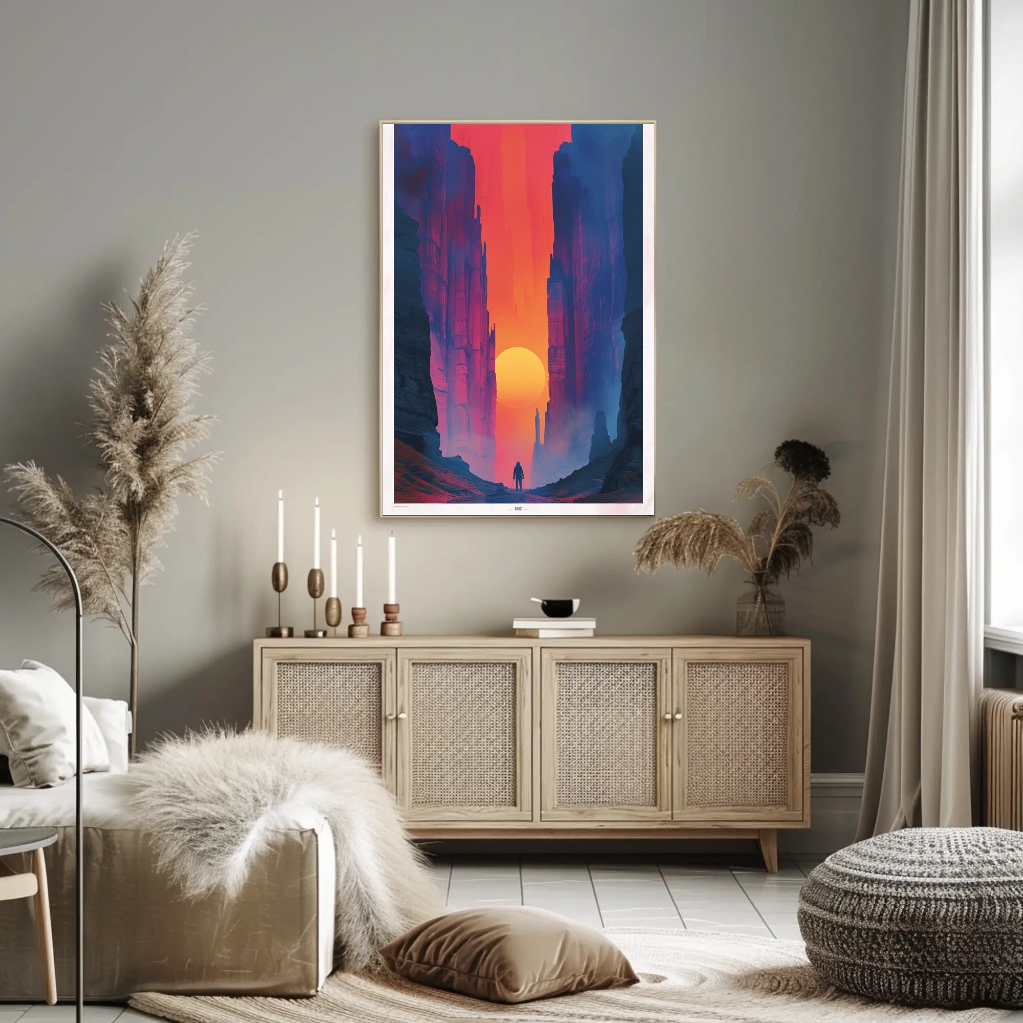 Journey Through the Canyon Poster PosterGoat