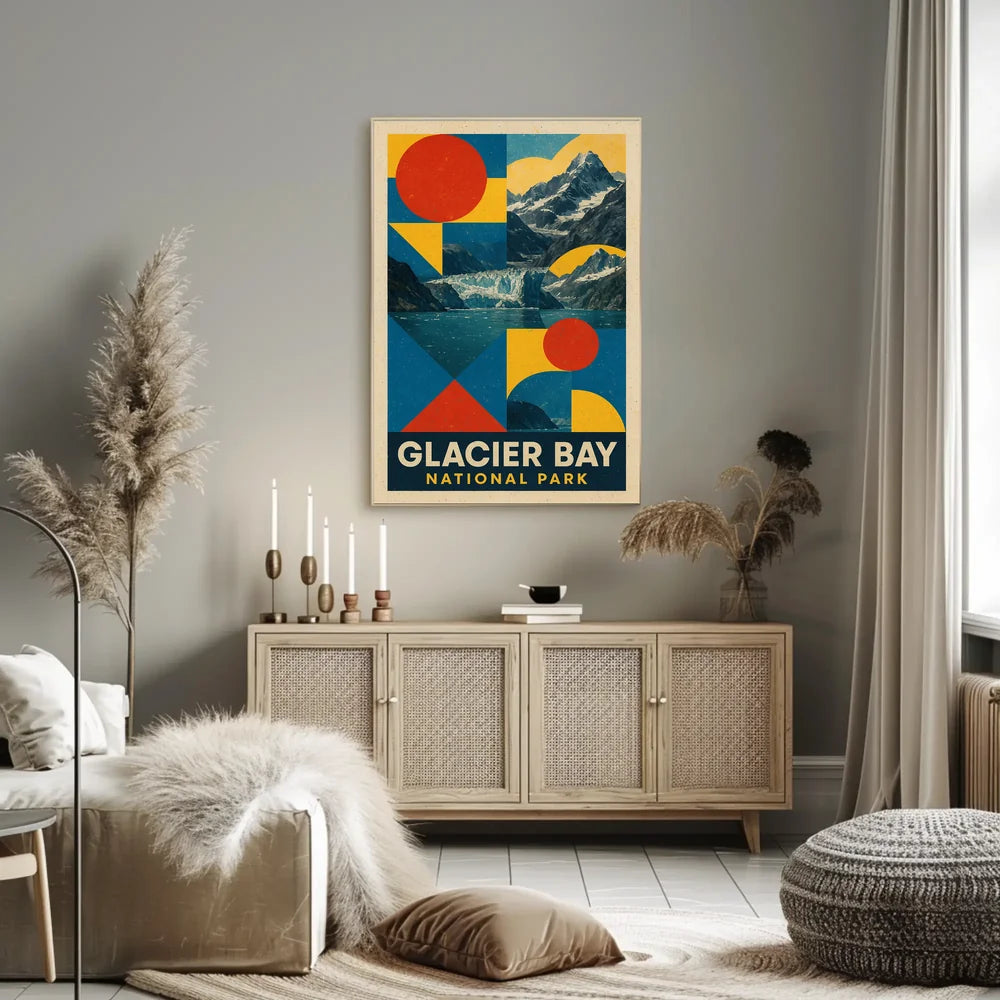Glacier Bay National Park Scenic Print National Park Poster