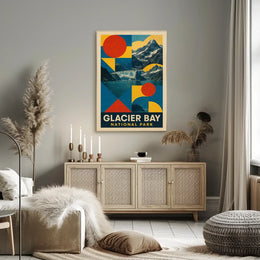 Glacier Bay National Park Scenic Print National Park Poster