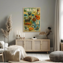 Discover Maine Poster