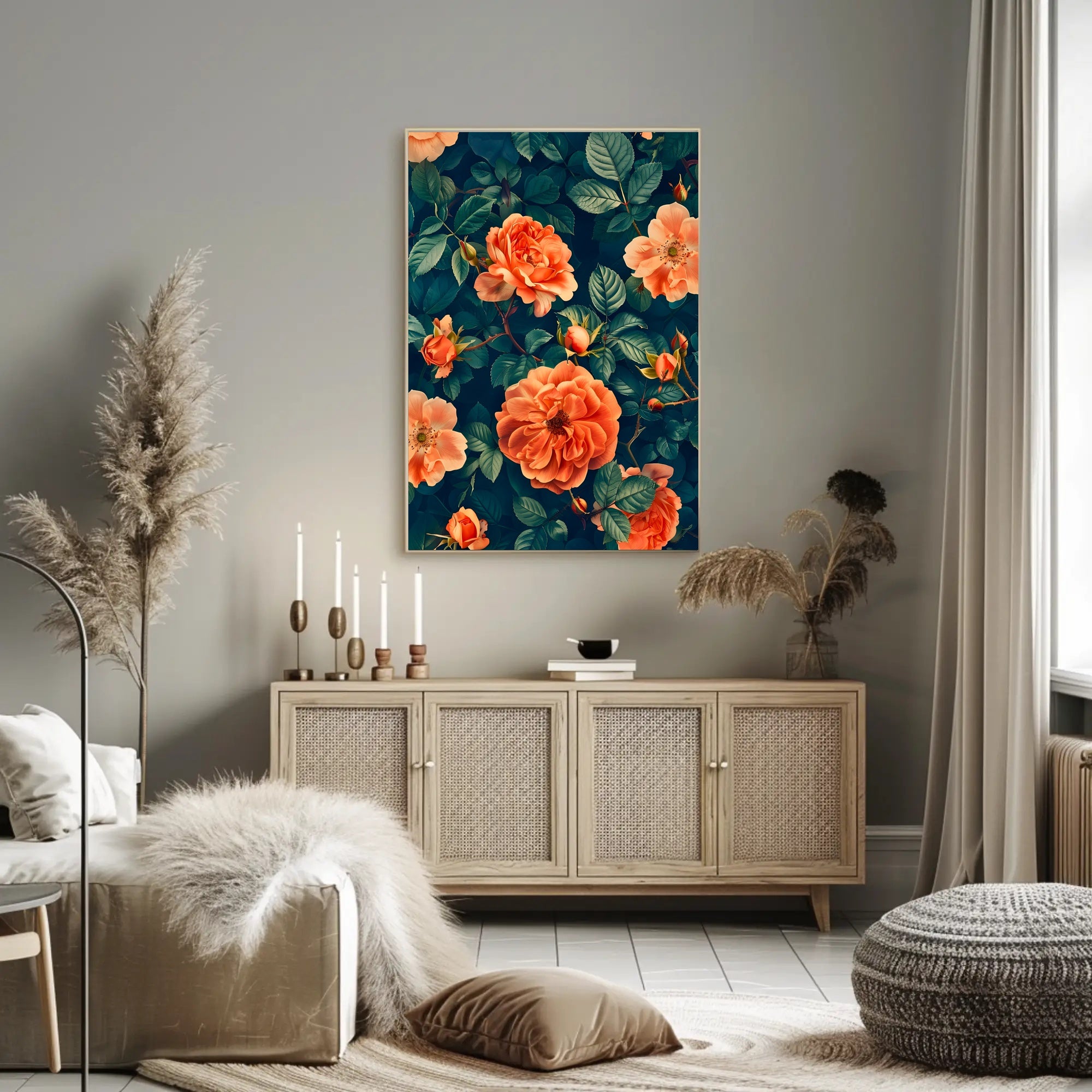 Floral Elegance William Morris Art Poster