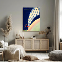 Gstaad Skiing Adventure Poster