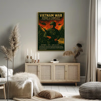Vietnam War Echoes of Conflict Poster