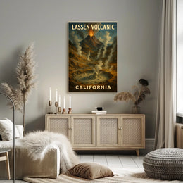 Lassen Volcanic California Poster