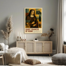 Saint Frances Of Rome Poster