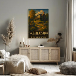 Weir Farm Home Of J. Alden Weir Poster
