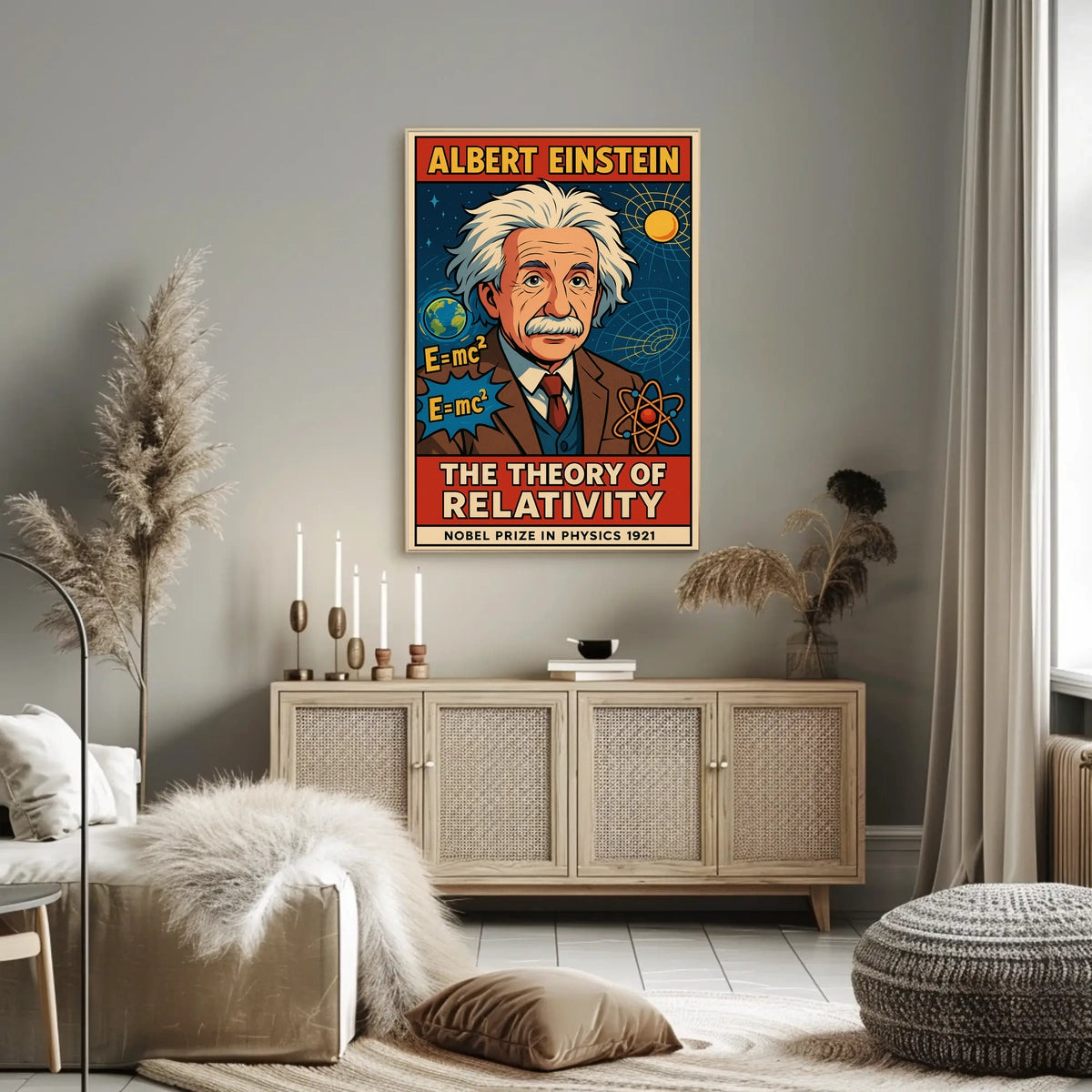 Albert Einstein The Theory Of Poster