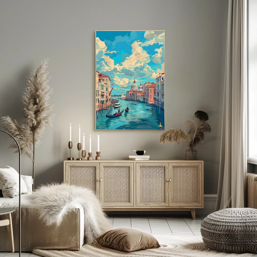 Venice Grand Canal Romantic Art Poster Print