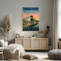 Bilbao Guggenheim Museum Poster: Cultural or Heritage Poster