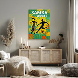 Samba Soccer Poster PosterGoat