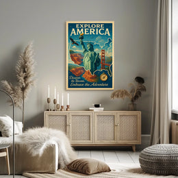 Explore America Poster