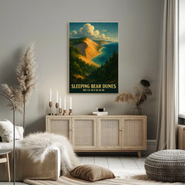 Sleeping Bear Dunes Michigan Poster
