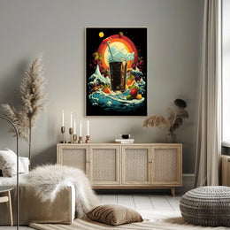 Refreshing Waves Poster