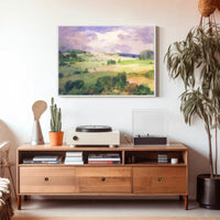 Serene Landscape Watercolor Poster
