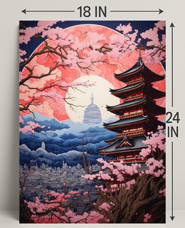 Cherry Blossom Serenity Poster