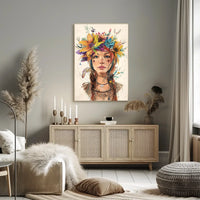 Abstract Nature-Inspired Art Poster