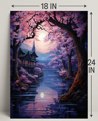 Enchanted Cherry Blossom Retreat Poster