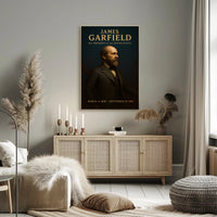 James Garfield 1881 Portrait Historical or Presidential Poster PosterGoat