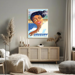 Uruguay Frescura De Océano Poster