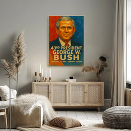 Donald Trump Resolute Oval Office Patriotic Poster